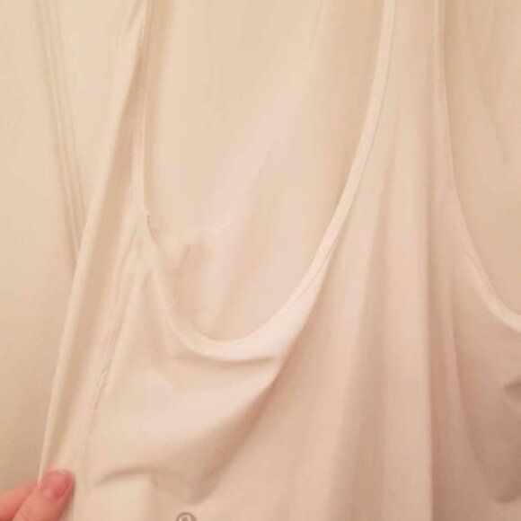 White Lululemon Razorback Tank - Small - Picture 3 of 4